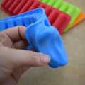 Easy Pop Out Stick Shaped Ice Cube Tray for Refrigerators Random Color. 