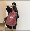 Canvas Backpack WomenAesthetic Solid Simple Design Girl Students Knapsack Bag for Lady Men Couples Backpack for School Books. 