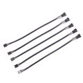 5PCS 4Pin PWM CPU Fan Wire Connector Adapter Computer Fan Extension Power Cable WEIRUI. 