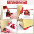 5 in 1 Furniture Moving Tool Heavy Object Mover Furniture Transport Lifter & Furniture Slides Moving House Cabinet Sofa Bed Desk 4 Wheeled Mover Roller 1 Wheel Bar Hand Tools Set (5 in 1) Heavy Furniture Move Tool. 
