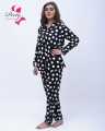 Matching Jammies for Families Pajamas Sets Two-Piece Polka dot print pyjama set. 