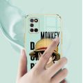 Casing For OPPO A92 4G OPPO A52 4G OPPO A72 4G Luxury Cartoon OnePiece Luffy Camera Protection Phone Case Plating Edges Silicone Soft Cover With Free Lanyard. 