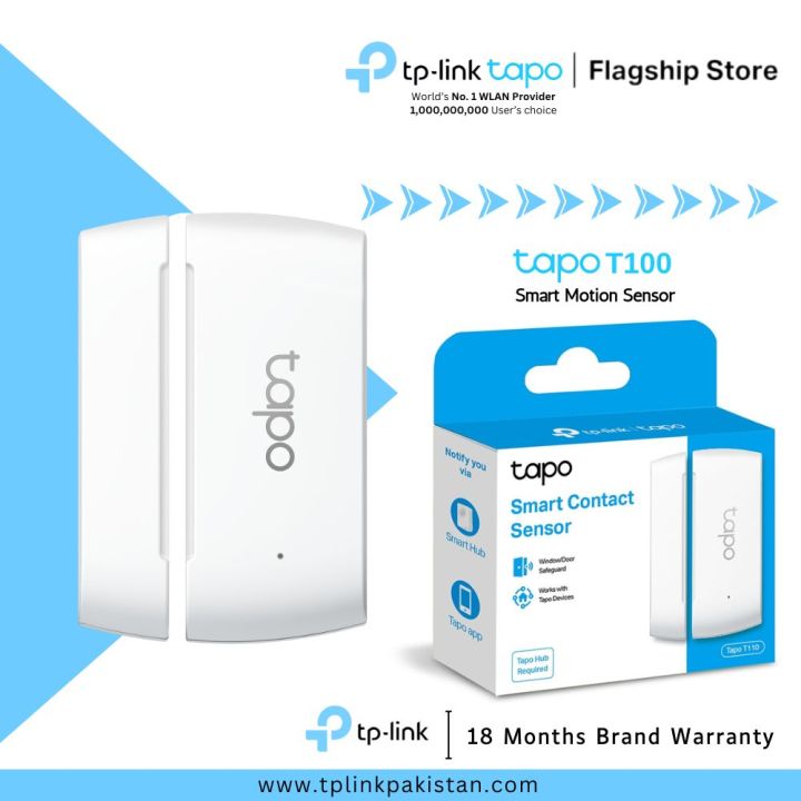 TP-Link Smart Contact Sensor Tapo T110 Smart Contact Sensor - 18 Months Brand Warranty