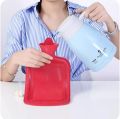 1pcs Hot Water Heating Pad Rubber Bag For Pain Relief Massage Hot Water Bottle (Multicolor). 