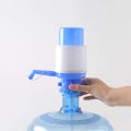 Hand Press Pump For Bottled Water - White & Blue. 