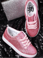 pink sneakers for girls shiny look shoes for ladies glossy golden sneaker for girls silver shoes for women. 