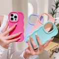 Suitable for OPPO A795G/RENO11F5GinsSimple Macaron Wave Pattern A18/A384G Mobile Phone Soft Case. 