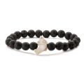 [ New ]TEMU Dolphin Turquoise Stretch Bracelet Men's Tigereye Agate Mixed Colorful Beads Bracelet  WIH. 