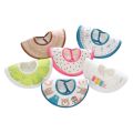 Baby round shape Bibs Feeding Bibs napkin  Bandana unisex Burp Cloths Baby soft new style bib pack of 2. 