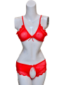 Xeffo Sexy Lingerie Bra set underwear panties stylish lace women Girls. 