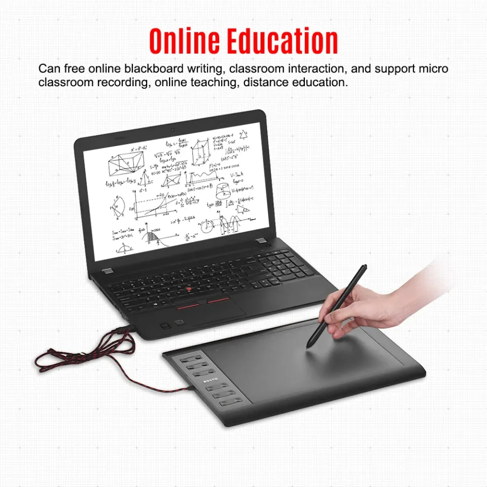 Bosto 1060 Plus Digital Graphic Drawing Tablet, Drawing and
