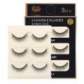 3 Pairs Natural Soft Eyelashes Hair Thick Long Lasting Eye Lashes. 