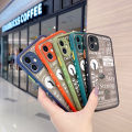 chenyyka For iPhone 6 Case Thin Frosted Transparent Hard Side Square Edge Shockproof Phone Cases Fashion Tide Word New Pattern Silicone Casing Full Cover Protection Softcase. 