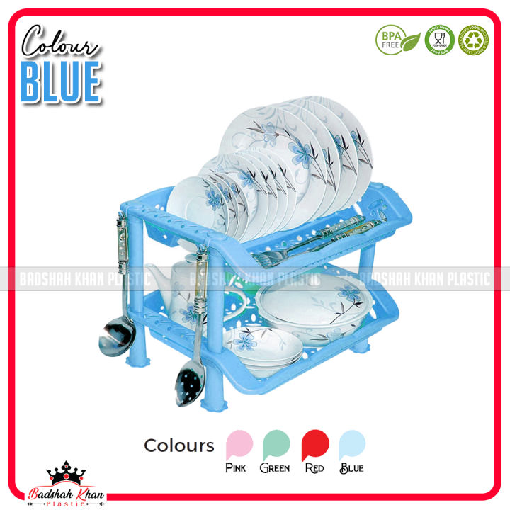 3%20&%202%20Layer%20Super%20Plate%20Rack%20For%20Kitchen%20Utensils%20Dish%20Drying%20Rack%20-%20PBA%20Free%20Premium%20Plastic%202%20And%203%20Layer%20Plate%20Rack%20-%20Plastic%20Dish%20Drainer%20Daily%20Use%20-%20Image%203