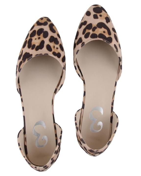 Beige%20And%20Black%20Suede%20Pump%20Flats%20For%20Women%20-%20Image%207