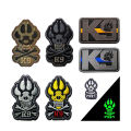 K9 Service Dog Be Kind to Dogs Patches IR Reflective Fastener PVC Rubber Embroidered Appliqued. 