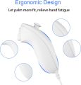 Multibao Nunchuck Controllers for Wii, Remote Nunchuk for Jostick Game Controller Compatible with Nintendo Wii & Wii U Video Game Gamepads. 