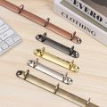 High Quality Metal Binding Clips Sliver Binder Clip Loose-leaf Binder File Folder Hoop DIY Album Scrapbook Circle Ring Binders. 