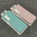Silky Liquid Silicone Soft-Touch Back Protective Case Cover for Samsung Galaxy Z Fold 5 Fold 4 Fold 3. 