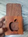 Wooden Mobile Cell Phone Charging Holder. 