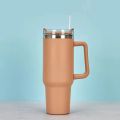 Coffee cup girls Stainless Steel Tumbler Cup with Lid Straw 40oz Double Wall Vacuum Flask Insulated Cup Drinking Thermoses 1200 ml Coffee cup. 
