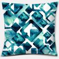 Dark Green Pattern Square Pillowcase Pillow Pillowcase Car Home Decoration Ornament Sofa Bed Decoration Pillow Pillowcase. 