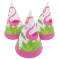 Flamingo Caps - Standard - Flamingo Themed Party - Pink - Girls - Pack Of 10. 
