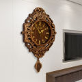 Hitco Fancy Bridal Wall Clock - Pendulum Wall Clocks - New Style Hanging Wall Clocks for Bedroom / Living Room / Decor - Decorating Item for Home - Clock Wall Stylish. 