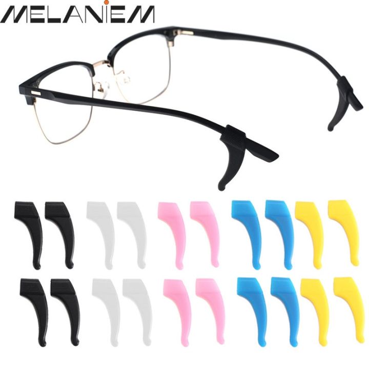 1 Pair Eyewear Accessories Durable Silicone Grip Temple Tip Holder Replaceable Anti Slip Eye Glasses Holder Ear Hook Fashion