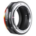 K&F Concept Lens Mount Adapter FD to NEX for Canon FD FL Lens to Sony NEX E-Mount Camera for Sony Alpha NEX-7 NEX-6 NEX-5N NEX-5 NEX-C3 NEX-3. 