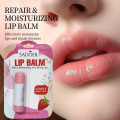 BIOAQUA & SADOER Lip Balm Strawberry Ripping Lip Balm Soft & Moisturizing Norshing Lip Balm 2.7g - BQY22057. 