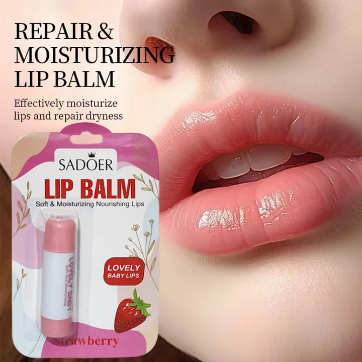 BIOAQUA%20&%20SADOER%20Lip%20Balm%20Strawberry%20Ripping%20Lip%20Balm%20Soft%20&%20Moisturizing%20Norshing%20Lip%20Balm%202.7g%20-%20BQY22057%20-%20Image%204