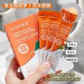 SADOER 12Pcs Complex Acid Carrot foam blackhead removing facial mask SD91877. 