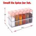 6PCS/Set Seasoning Boxes Plastic Spice Box Food Storage Kitchen Containers Hot. 