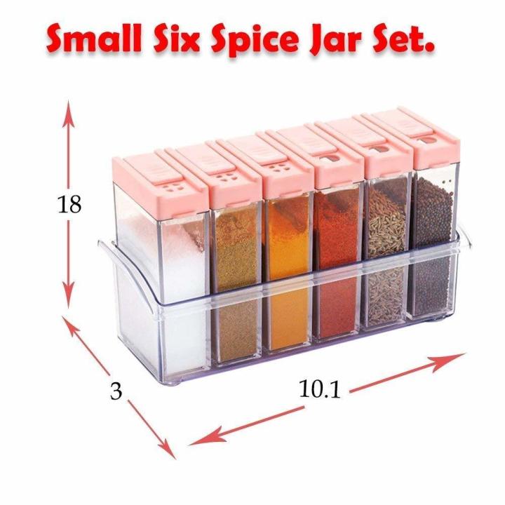 6PCS/Set%20Seasoning%20Boxes%20Plastic%20Spice%20Box%20Food%20Storage%20Kitchen%20Containers%20Hot%20-%20Image%208