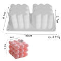 Valentine's Day Mold Silicone Candle Mold Love Cube Mold Cake Mousse Mold Gypsum Mold Aromatherapy Mold. 