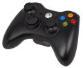 X box 360 wireless controller X box 360/slim wireless dual shoke (BLACK). 