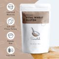 Scratch Premium Vital Wheat Gluten - Seitan Flour, High Protein, Low Carb, Vegan, Non GMO Gluten Powder - Wheat Gluten Flour Enhancer 10 Ounce (Pack of 1). 