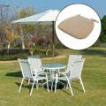 Chair Cushion with Ties Dining Chairs Nonslip Seat Cushion Pad Black Grey. 
