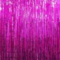 Foil Curtains Backdrop Tussells - Foil Fringe Curtain- Metallic Foil Curtain/backdrop,Wedding/Birthday/Dinner party decoration. 