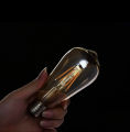 4W Filament Vintage LED Vintage Bulb | E27 Holder For Home Decor | Antique Style ST64 LED Filament Bulbs with 80+ CRI | Ceiling Hanging Lights | Chandelier | Pandent Light | Wall Lights | Edison Bulb. 