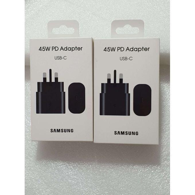 Original Samsung 45W OEM Super Fast Charger USB PD Charger For Galaxy Note 10 / Note 10 Plus / Note 10 Lite/ Note 20/ Note 21/ S10 / S20 / S20 Ultra S21 / S21 Ultra/ S22 / S22 Ultra