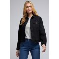 HERE And NOW Women Solid Denim Jacket. 