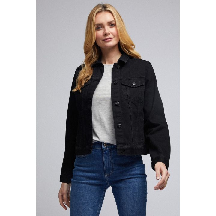 HERE And NOW Women Solid Denim Jacket