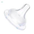 5xSilicone Baby Pacifier Soother Toddler Feeding Bottle Teat Cross Hole. 