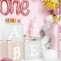 1st Birthday Foil Balloons For Baby Girl or Baby Boy Birthdays Decoration, First Happy Birthday Decor for Girls & Boys, Number 1 Year Balloon, Heart & Round 1st Birthday Little Boy Girl Mylar Baloon For Birth Day Decorations Party Supplies Set of 5 pieces. 