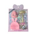 Noor Alazawi Pack Of 3 Set Sponge Powder Puff +Silicon Face Brush +Jade Roller Masager Pack Of 3 Set. 
