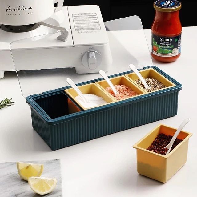 Kitchen%20Spice%20Rack%20Organizer%20with%20Spoons%20%7C%20Transparent%20Lid%20and%20Box%20%7C%204%20Pcs%20Detachable%20Spice%20Jars%20%7C%204%20Partitions%20Spices%20Box%20%7C%204%20Grid%20Space%20Jars%20%7C%204%20in%201%20Partitions%20Kitchen%20Seasoning%20Box%20%7C%20SJR%20Collections%20-%20Image%203