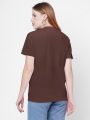 Coffee Brown T Shirt (Premium Quality Fabric) Plain by Big Zee Collections. 