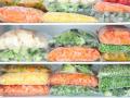 Pack of 4 Food Storage Freezer Bags With Zip lock Slider Airtight And Leak-Proof Plastic 1 Liter Kg Each. 